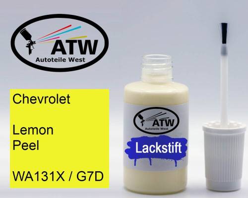 Chevrolet, Lemon Peel, WA131X / G7D: 20ml Lackstift, von ATW Autoteile West.